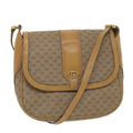 GUCCI Micro GG Supreme Shoulder Bag PVC Leather Beige ep2305