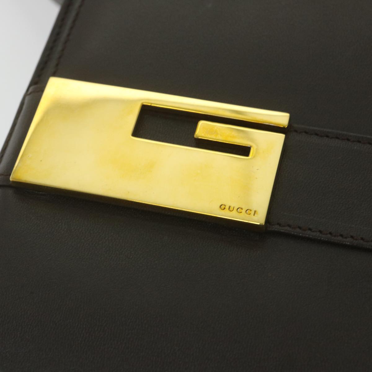 GUCCI Shoulder Bag Leather Brown 001 1274 1912 ep2310