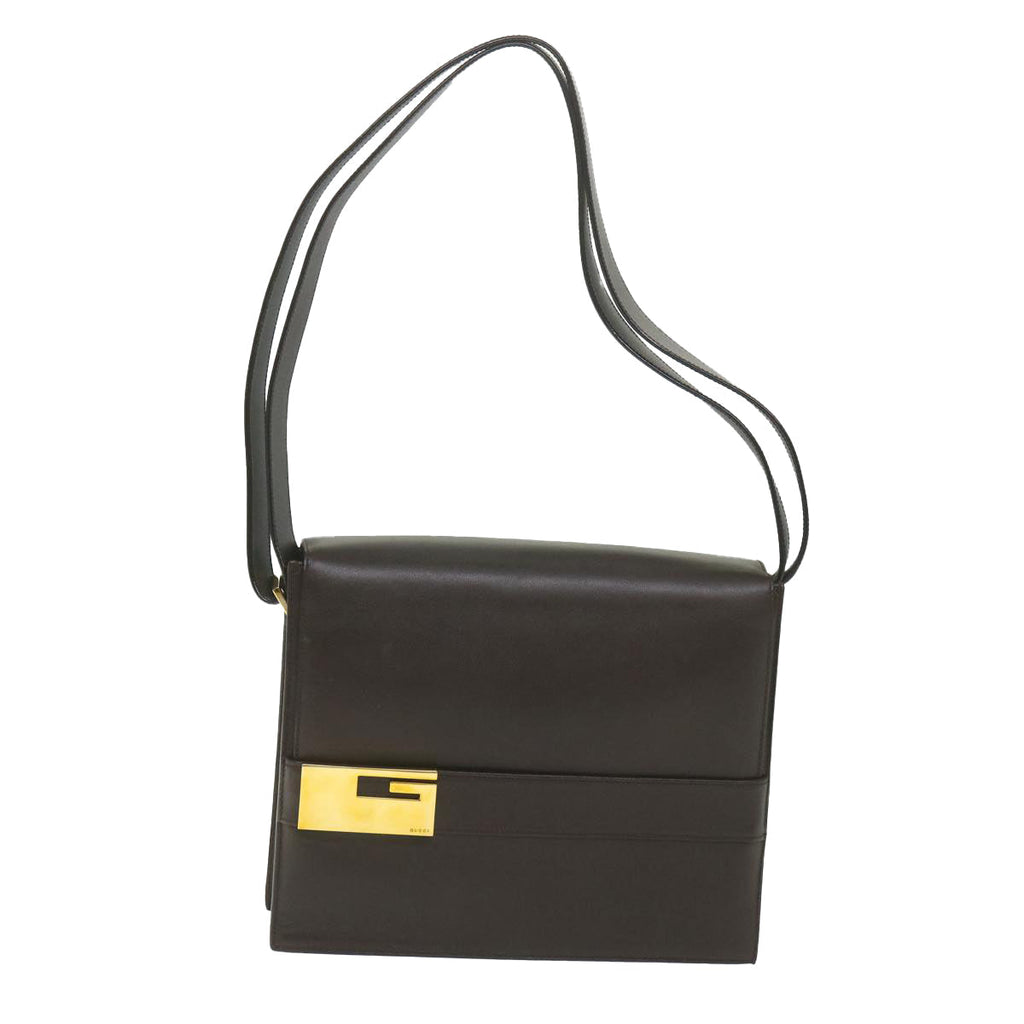GUCCI Shoulder Bag Leather Brown 001 1274 1912 ep2310
