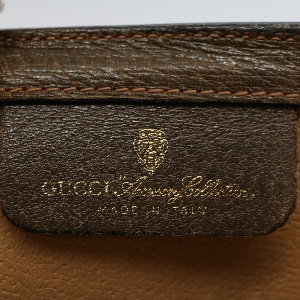 GUCCI GG Supreme Web Sherry Line Clutch Bag Beige Red 89 01 006 ep2311