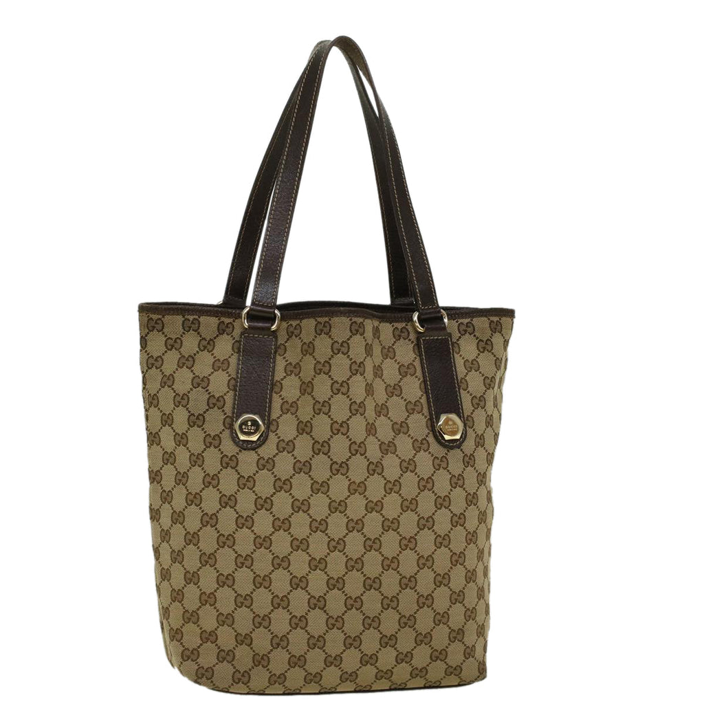 GUCCI GG Canvas Tote Bag Beige 153009 ep2313