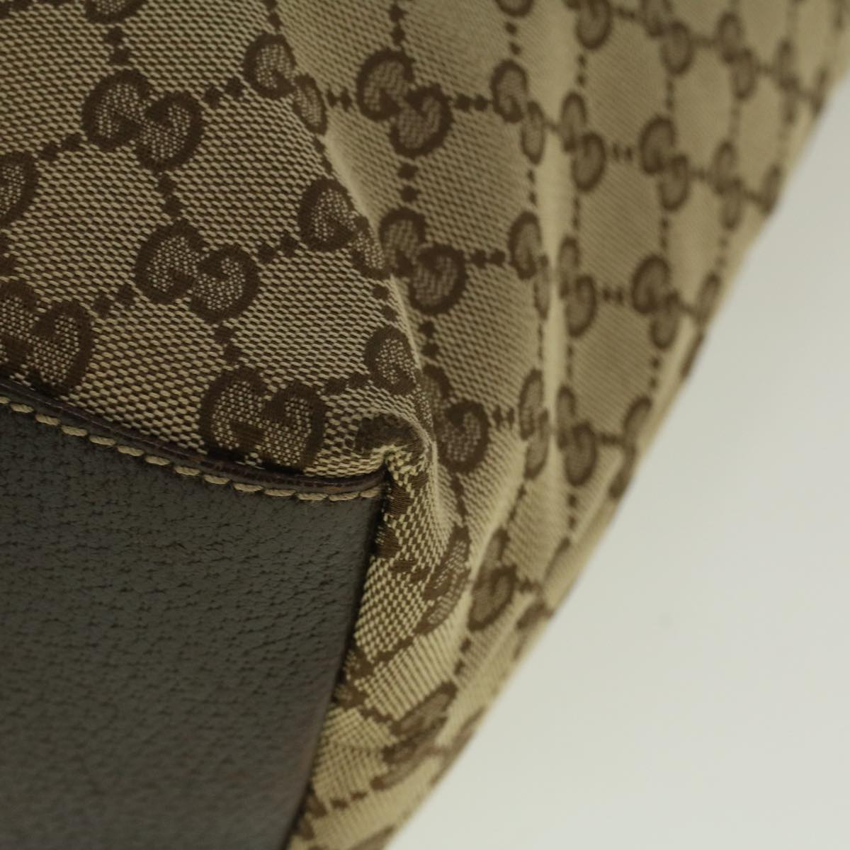 GUCCI GG Canvas Tote Bag Beige 153009 ep2313