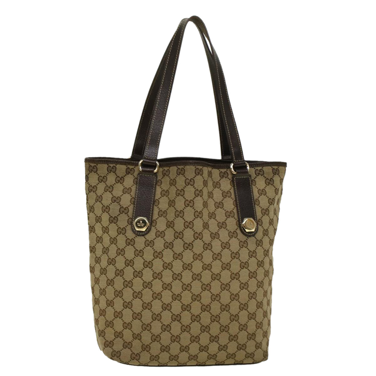 GUCCI GG Canvas Tote Bag Beige 153009 ep2313