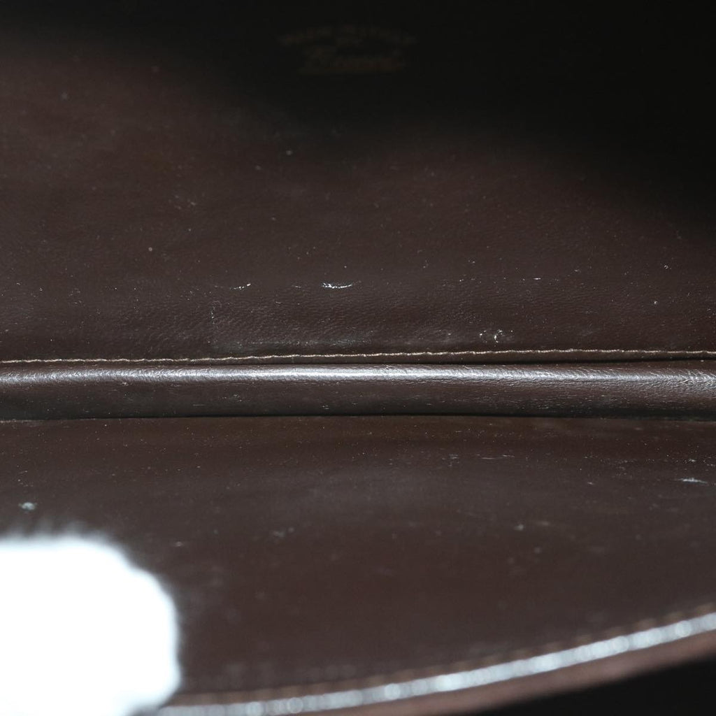 GUCCI Hand Bag Suede Brown ep2314