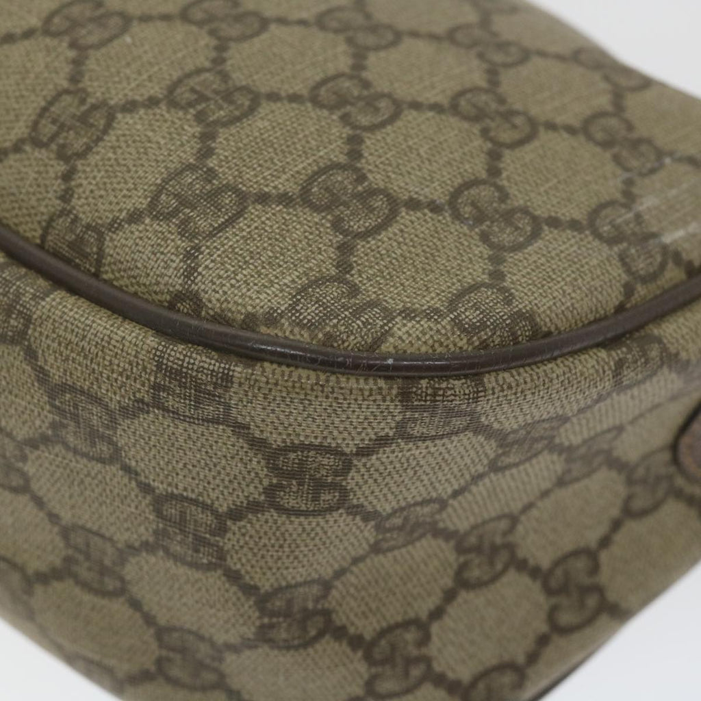GUCCI GG Supreme Web Sherry Line Shoulder Bag Beige Red 001 123 ep2320