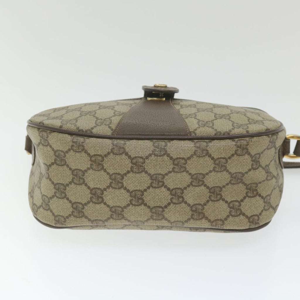 GUCCI GG Supreme Web Sherry Line Shoulder Bag Beige Red 001 123 ep2320