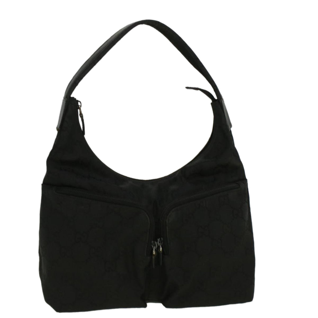 GUCCI GG Canvas Shoulder Bag Nylon Black 001 3380 1705 ep2324