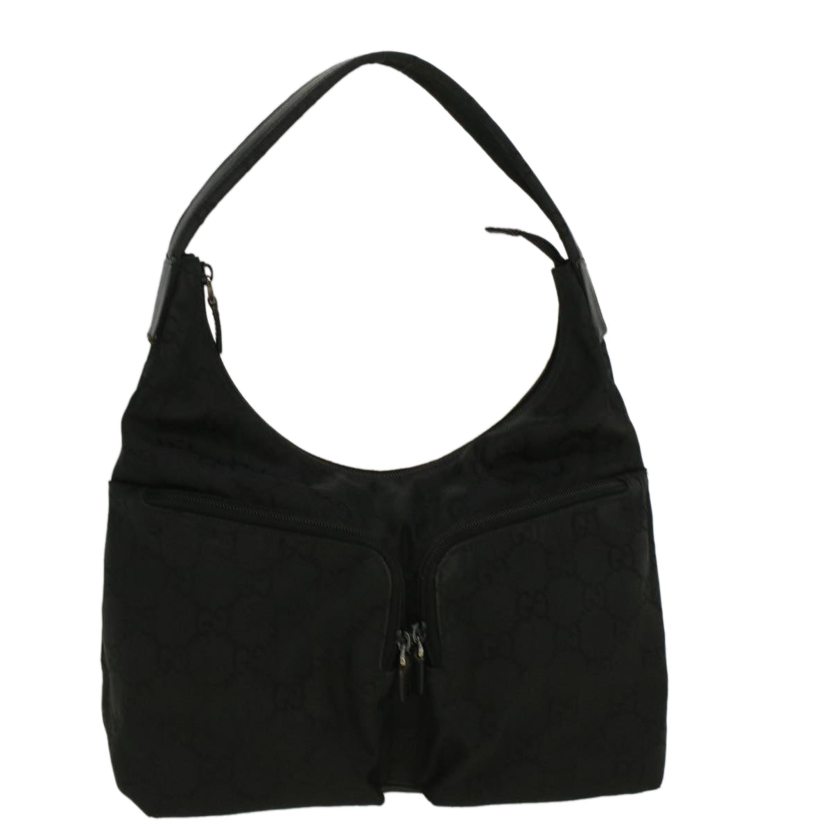 GUCCI GG Canvas Shoulder Bag Nylon Black 001 3380 1705 ep2324