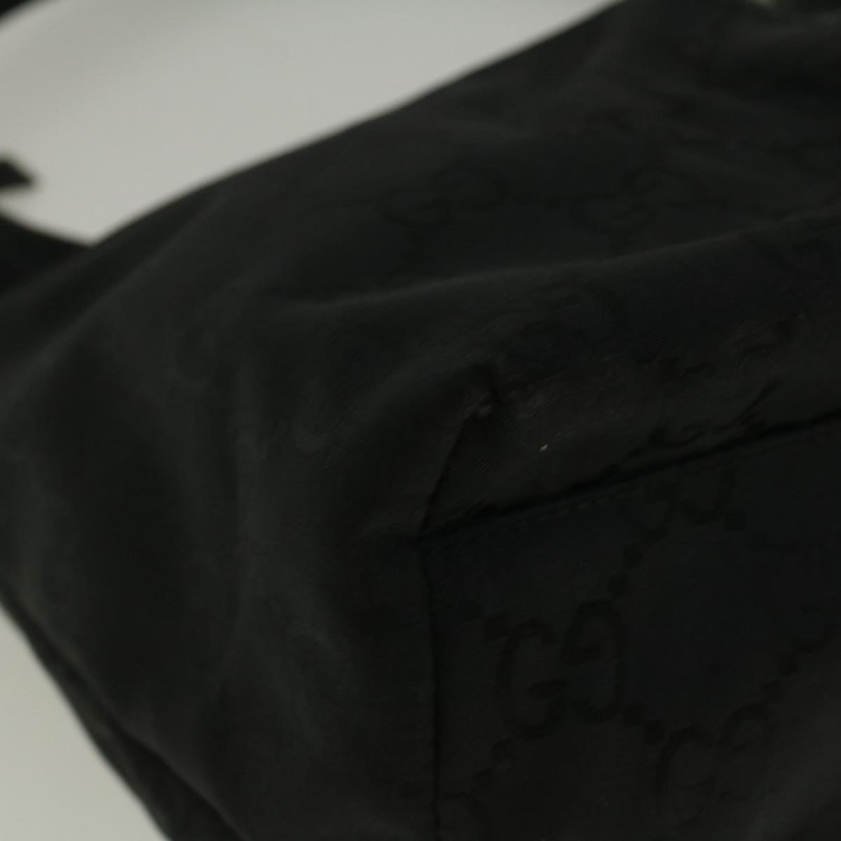GUCCI GG Canvas Shoulder Bag Nylon Black 001 3380 1705 ep2324
