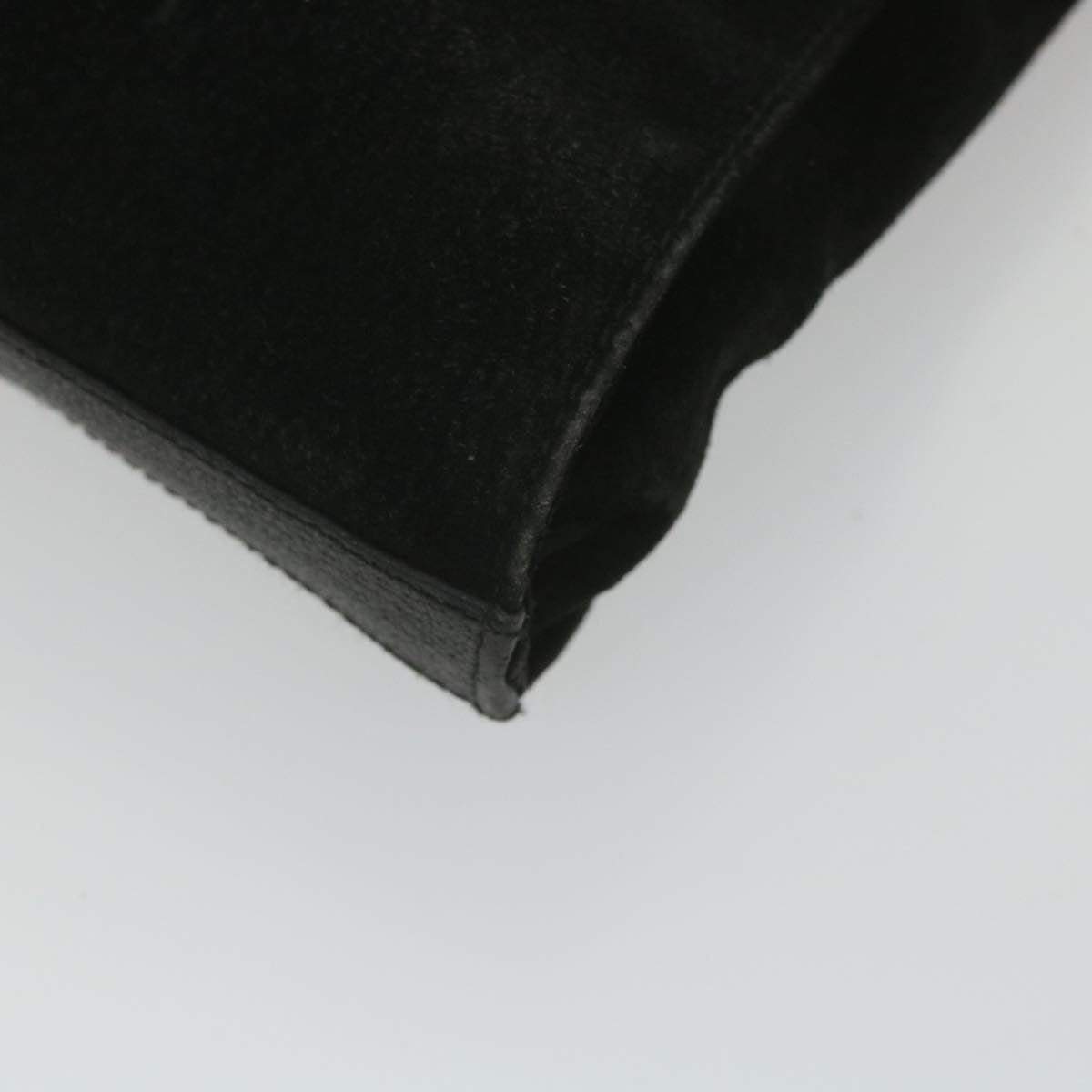 GUCCI Bamboo Tote Bag Suede Black 001 1095 1878 ep2327