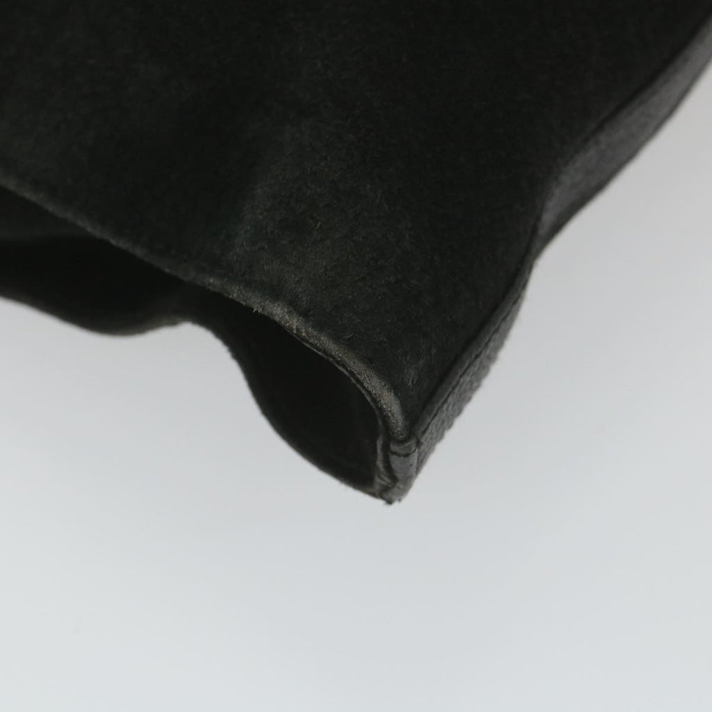 GUCCI Bamboo Tote Bag Suede Black 001 1095 1878 ep2327
