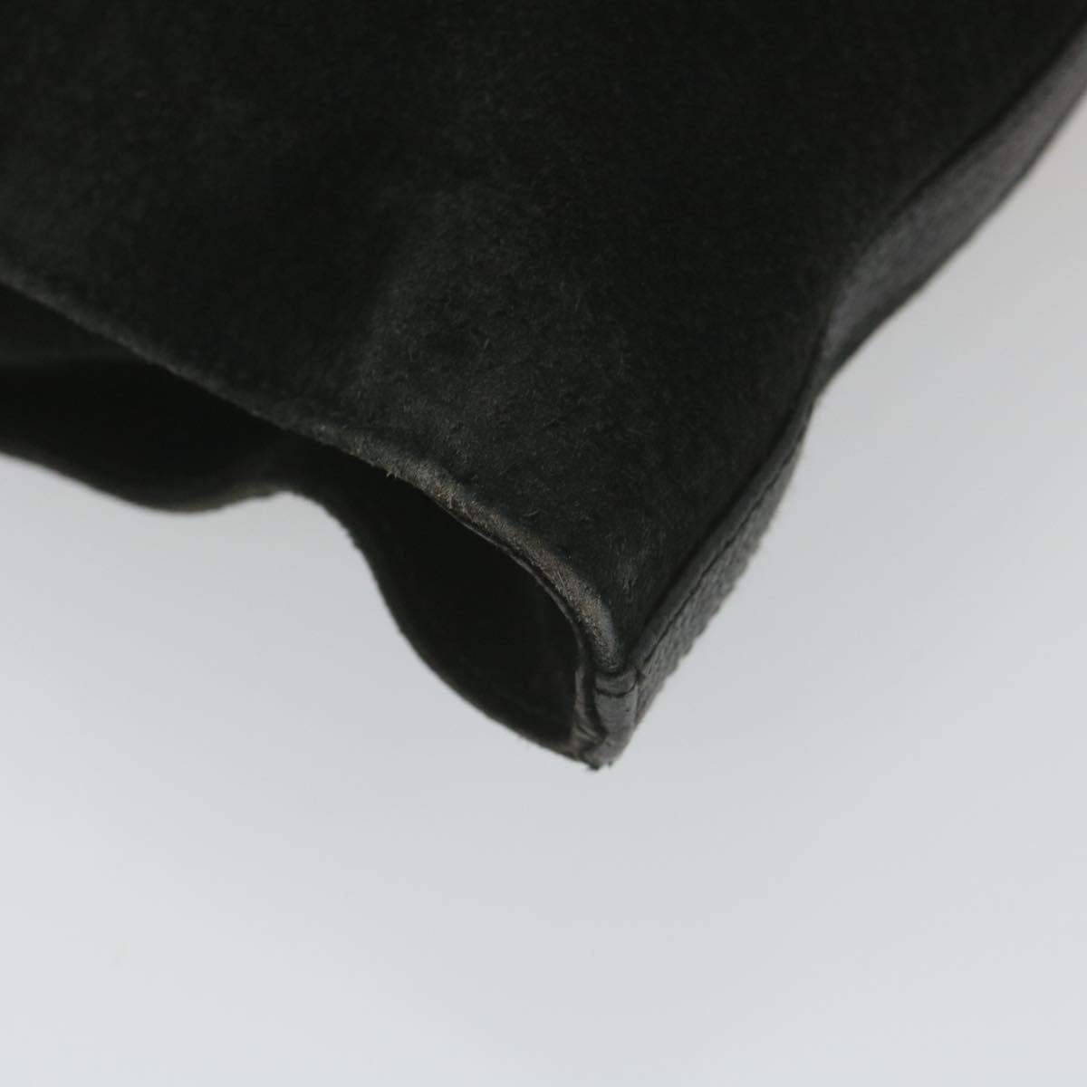 GUCCI Bamboo Tote Bag Suede Black 001 1095 1878 ep2327