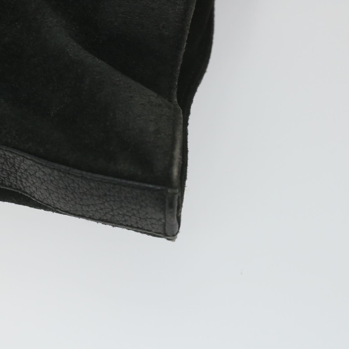 GUCCI Bamboo Tote Bag Suede Black 001 1095 1878 ep2327