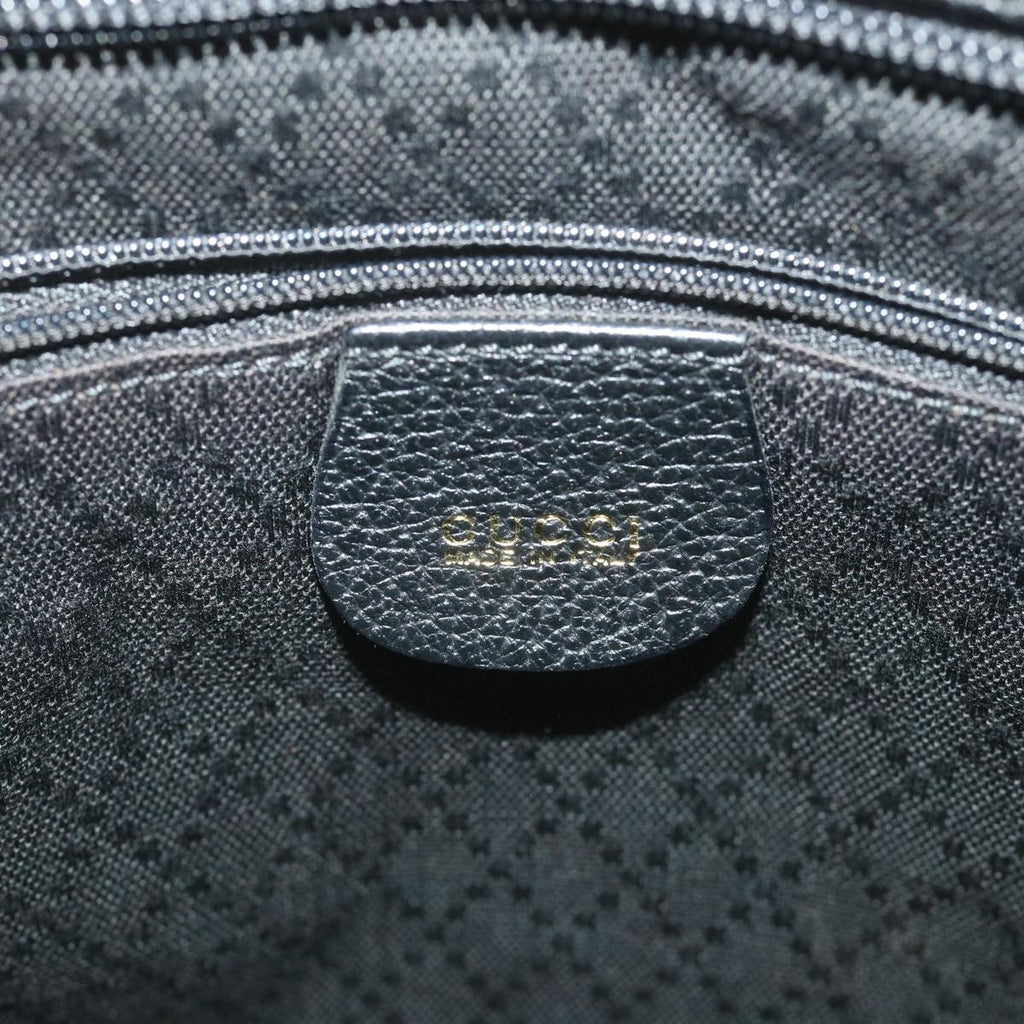 GUCCI Bamboo Tote Bag Suede Black 001 1095 1878 ep2327