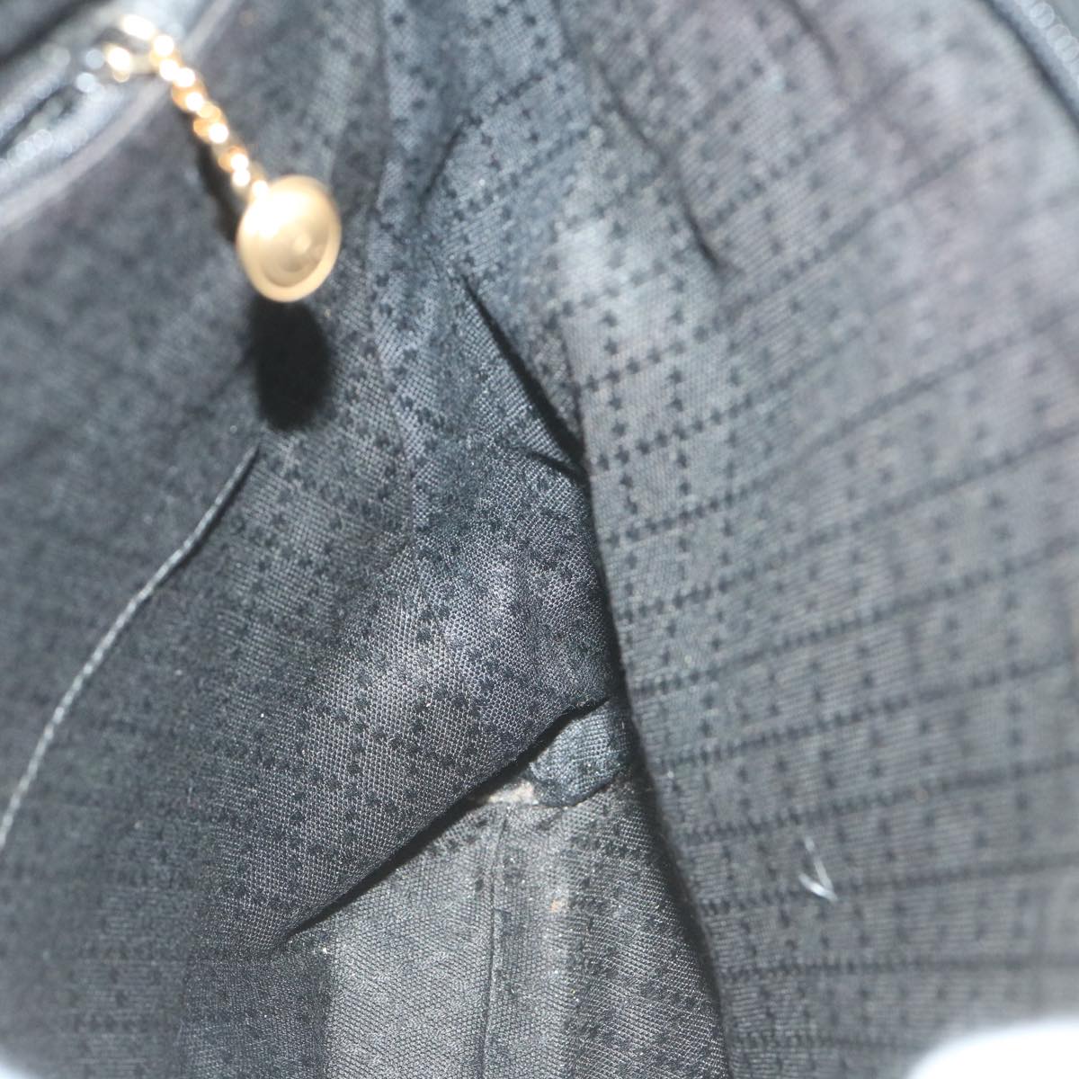 GUCCI Bamboo Tote Bag Suede Black 001 1095 1878 ep2327