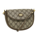 GUCCI GG Supreme Shoulder Bag PVC Leather Beige ep2332