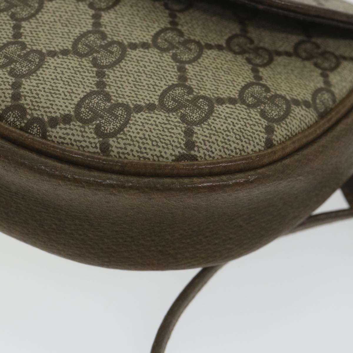 GUCCI GG Supreme Shoulder Bag PVC Leather Beige ep2332