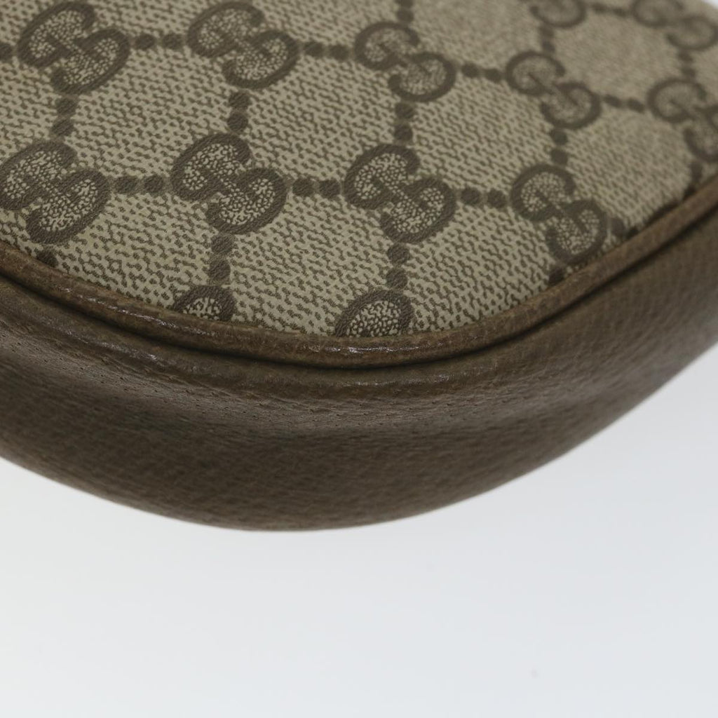 GUCCI GG Supreme Shoulder Bag PVC Leather Beige ep2332