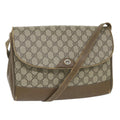 GUCCI GG Supreme Shoulder Bag PVC Leather Beige 116 02 067 ep2394