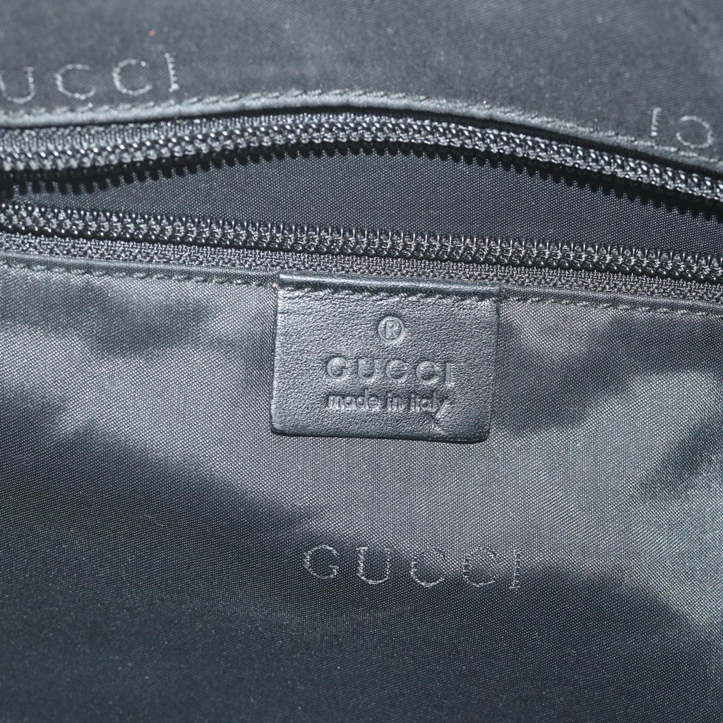 GUCCI Shoulder Bag Nylon Black 019 0376 ep2399