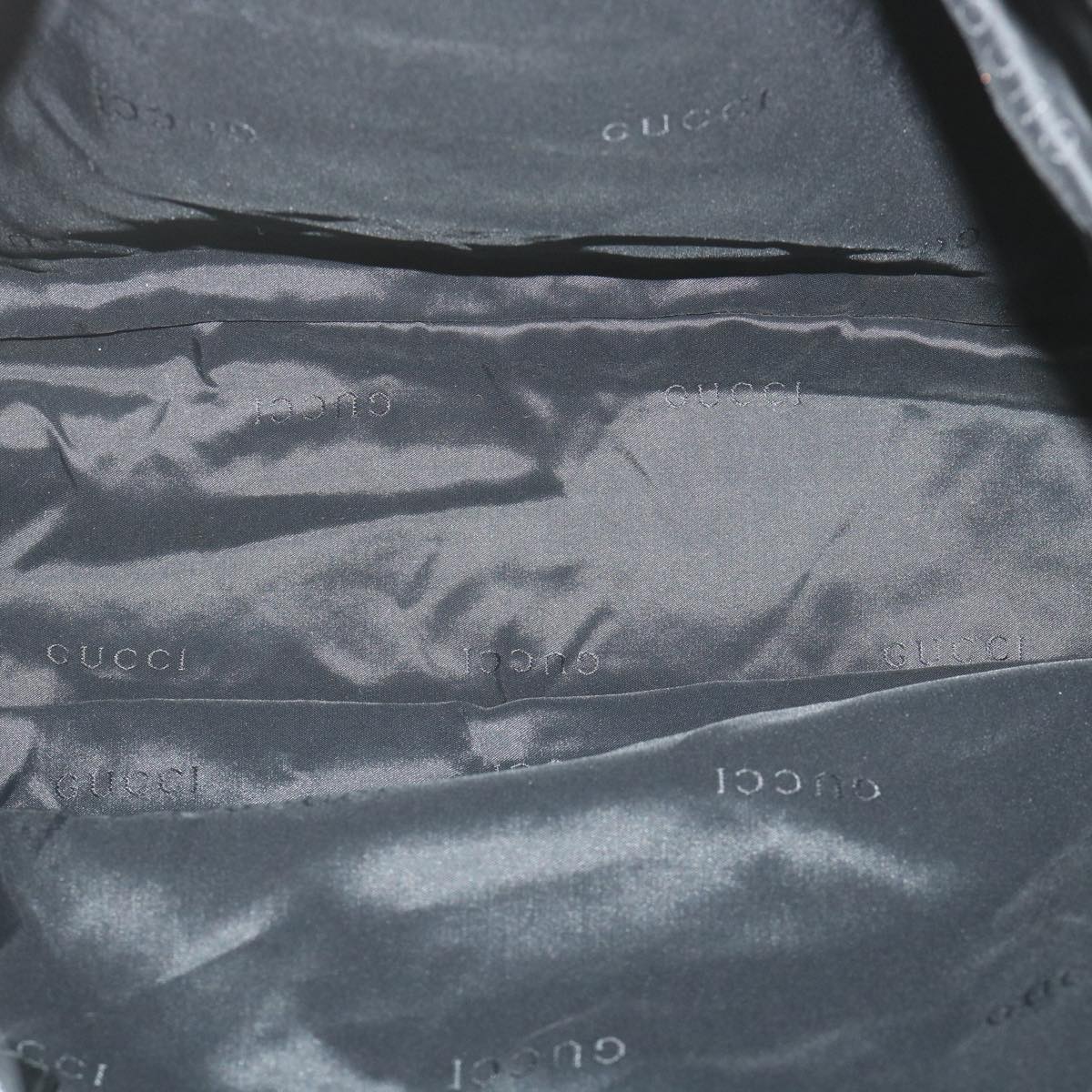 GUCCI Shoulder Bag Nylon Black 019 0376 ep2399