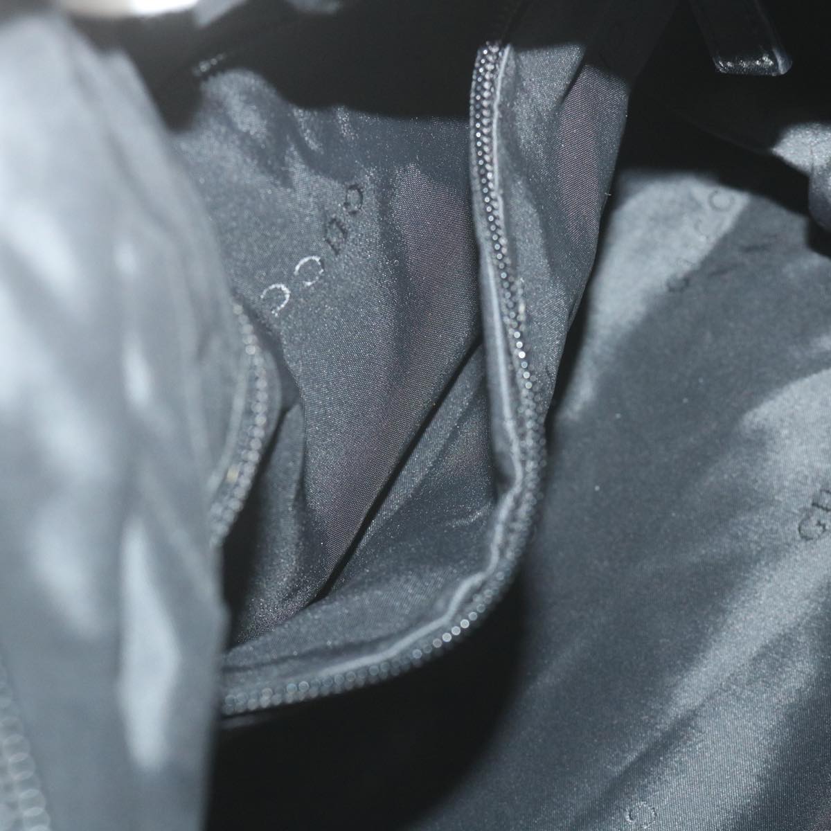 GUCCI Shoulder Bag Nylon Black 019 0376 ep2399