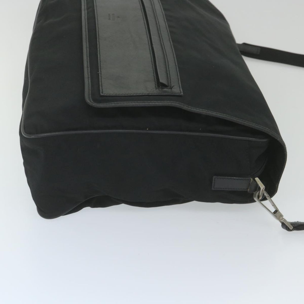 GUCCI Shoulder Bag Nylon Black 019 0376 ep2399