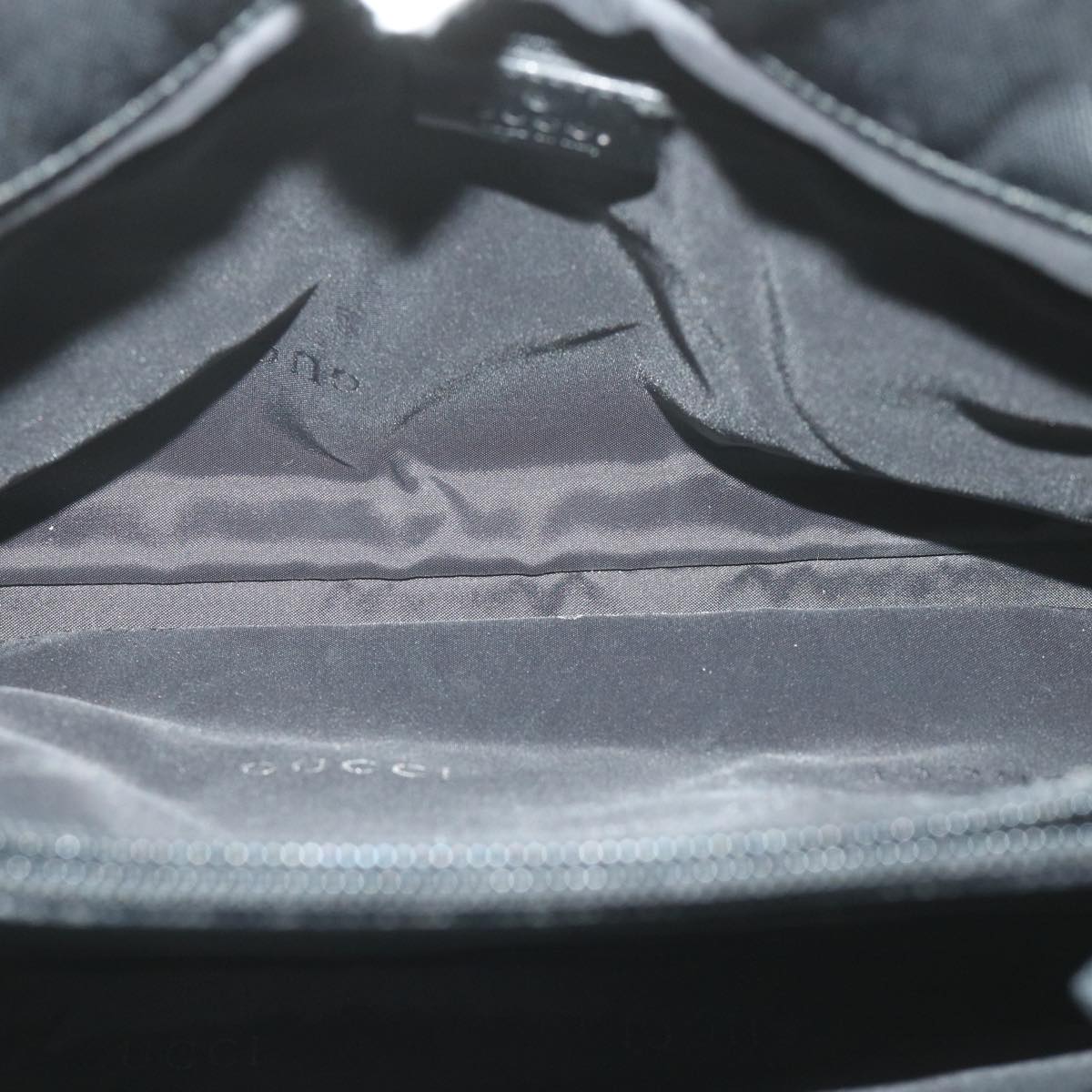 GUCCI Bamboo Hand Bag Canvas Black 002 1016 002855 ep2401