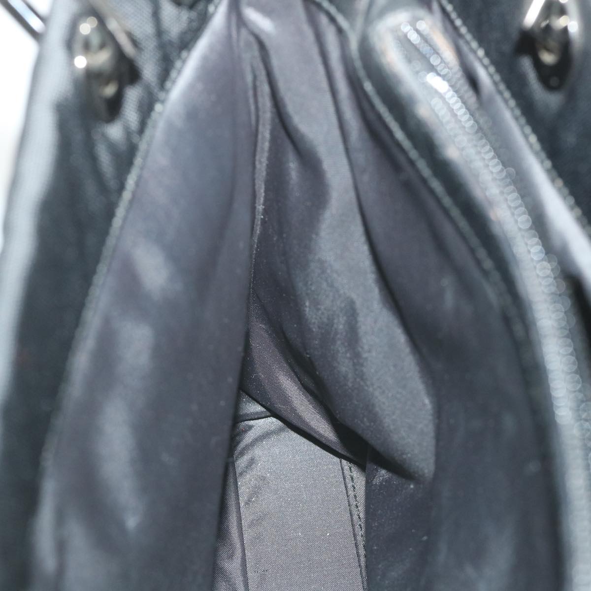 GUCCI Bamboo Hand Bag Canvas Black 002 1016 002855 ep2401