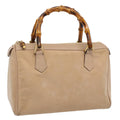 GUCCI Bamboo Hand Bag Suede Beige 000 3444 0294 ep2406