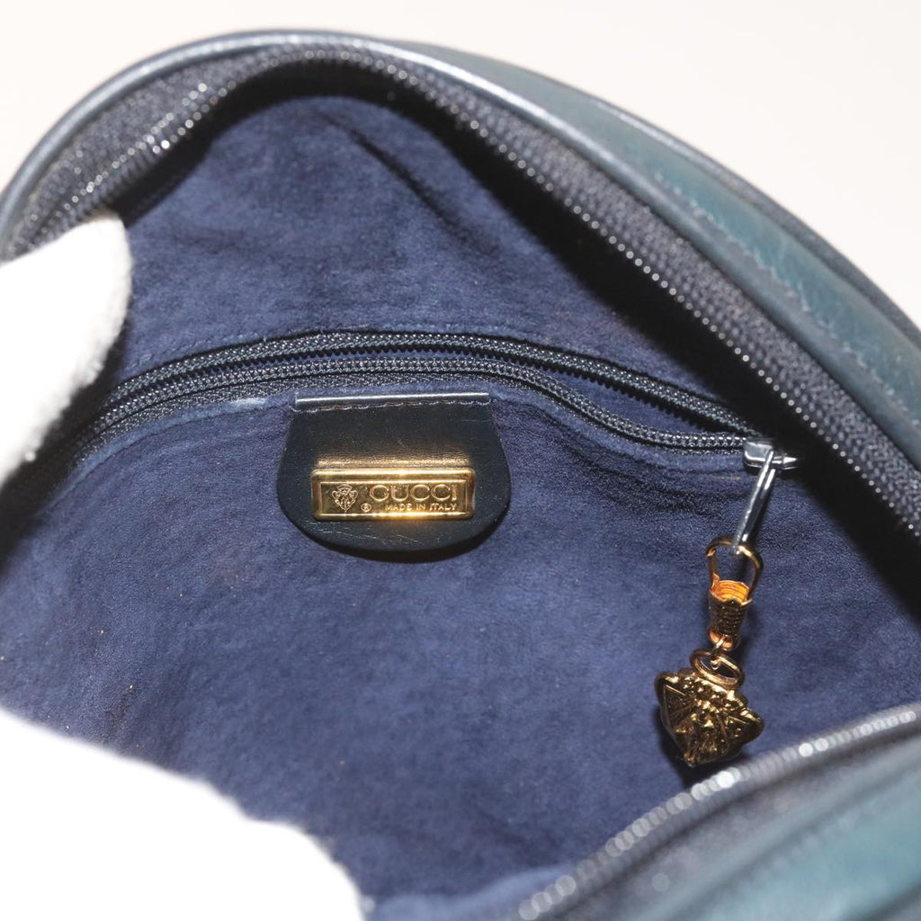 GUCCI Shoulder Bag Leather Navy 007 115 5575 ep2414