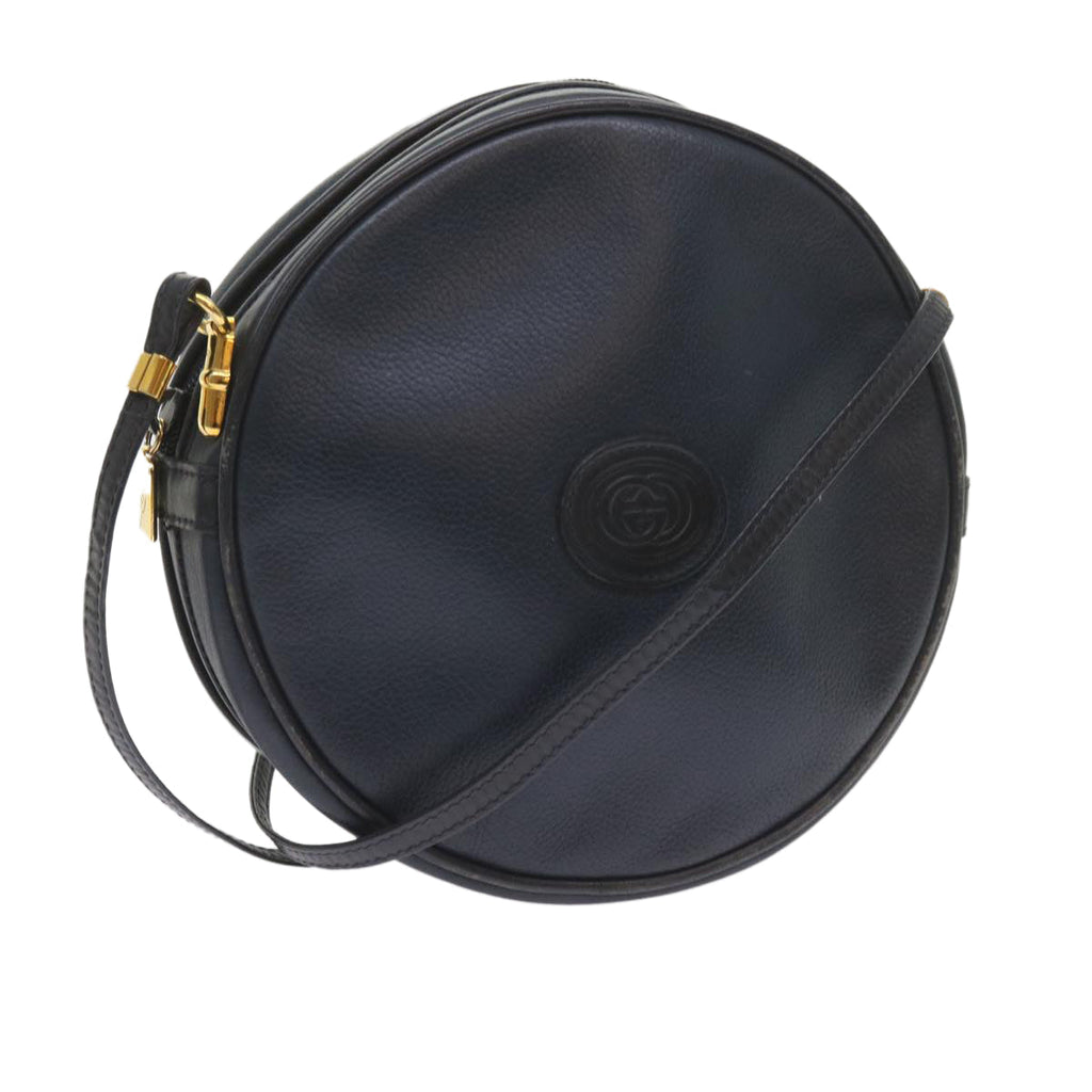 GUCCI Shoulder Bag Leather Navy 007 115 5575 ep2414