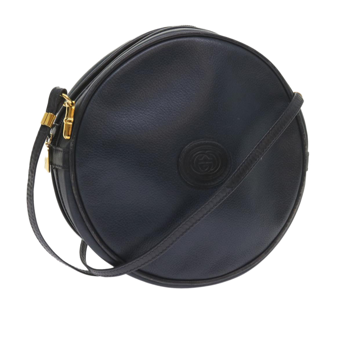 GUCCI Shoulder Bag Leather Navy 007 115 5575 ep2414