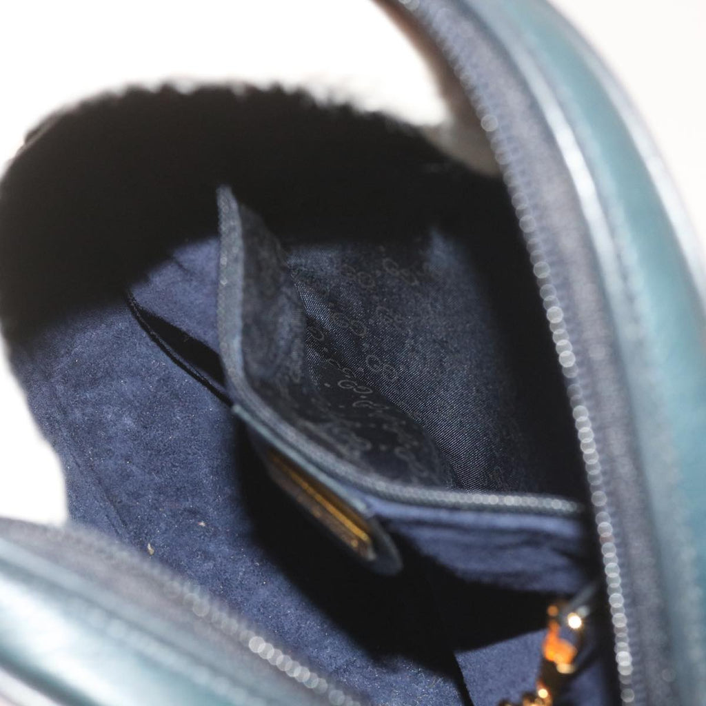 GUCCI Shoulder Bag Leather Navy 007 115 5575 ep2414