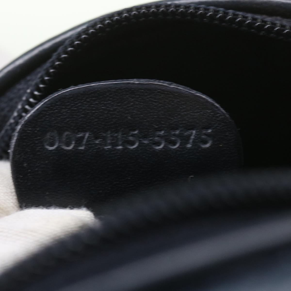 GUCCI Shoulder Bag Leather Navy 007 115 5575 ep2414
