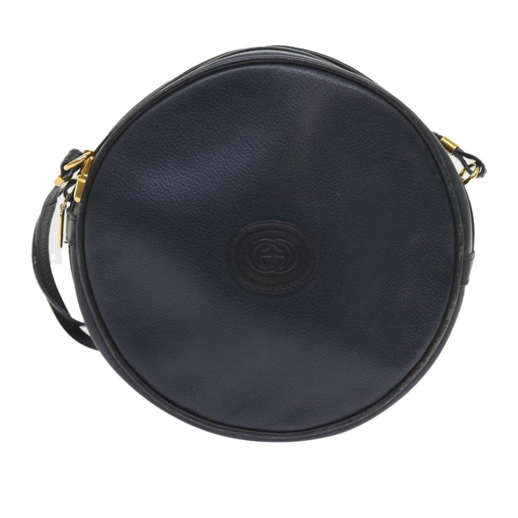 GUCCI Shoulder Bag Leather Navy 007 115 5575 ep2414