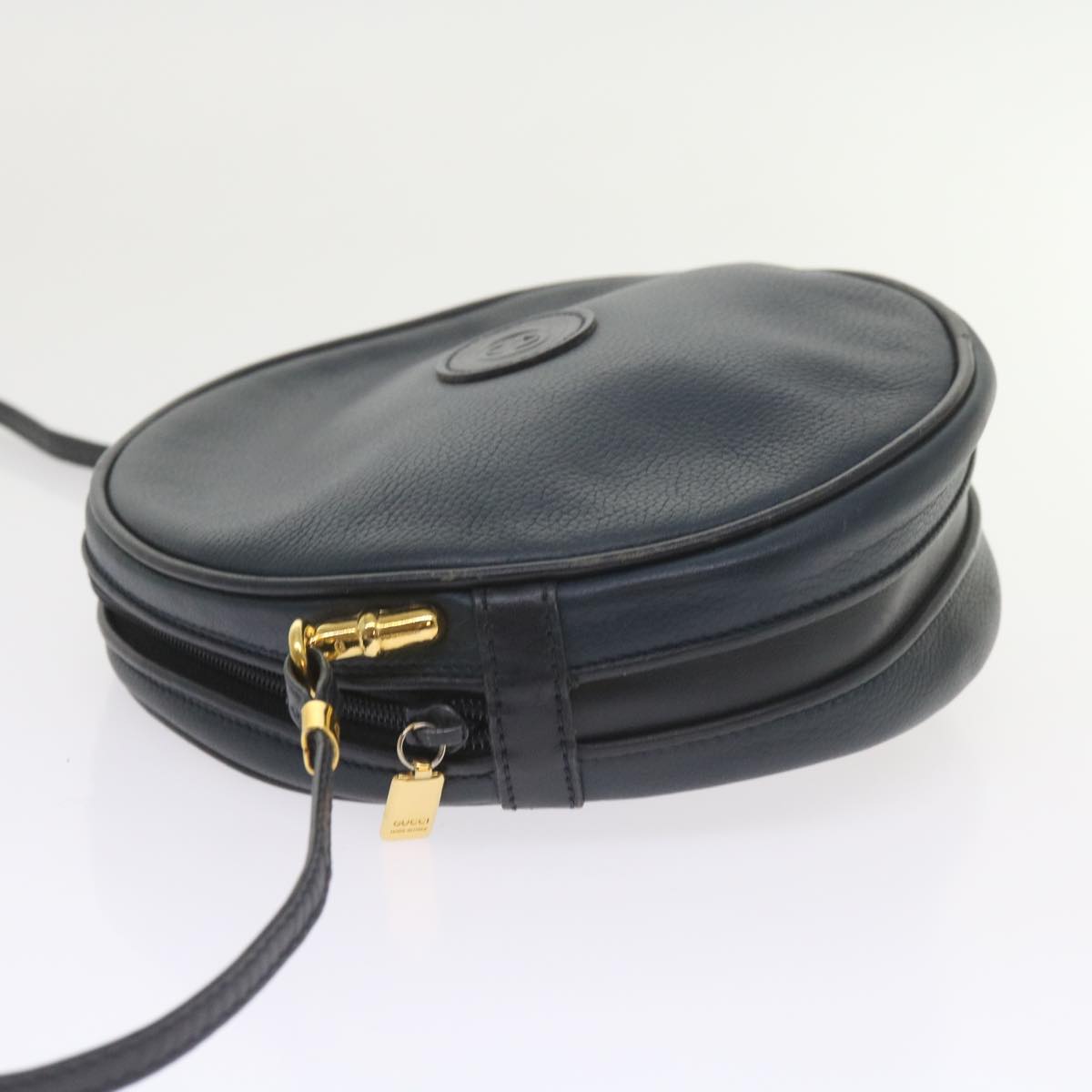 GUCCI Shoulder Bag Leather Navy 007 115 5575 ep2414