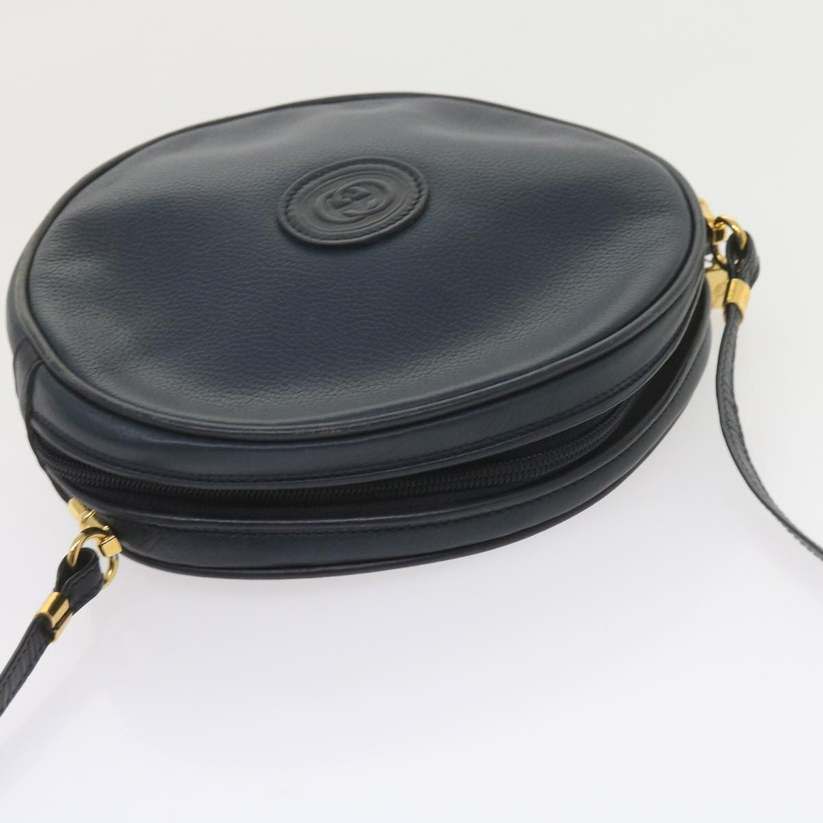 GUCCI Shoulder Bag Leather Navy 007 115 5575 ep2414