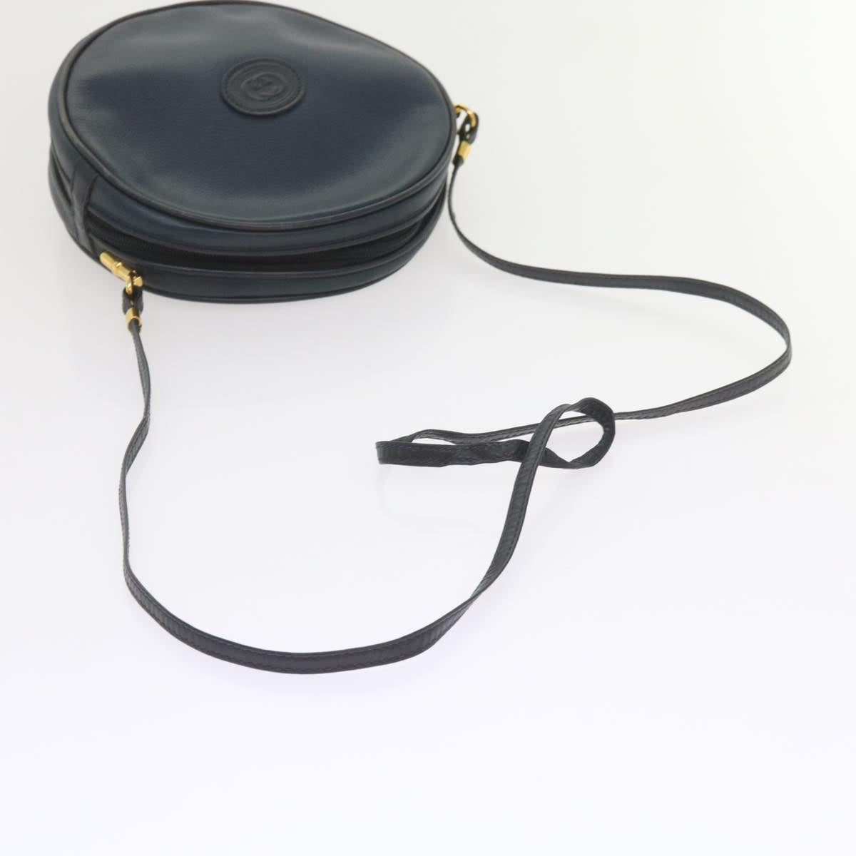 GUCCI Shoulder Bag Leather Navy 007 115 5575 ep2414