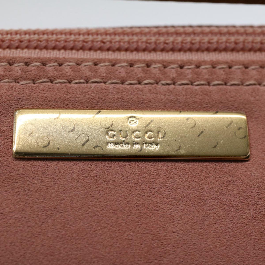 GUCCI Accessory Pouch Suede Pink 039 1103 2123 ep2415