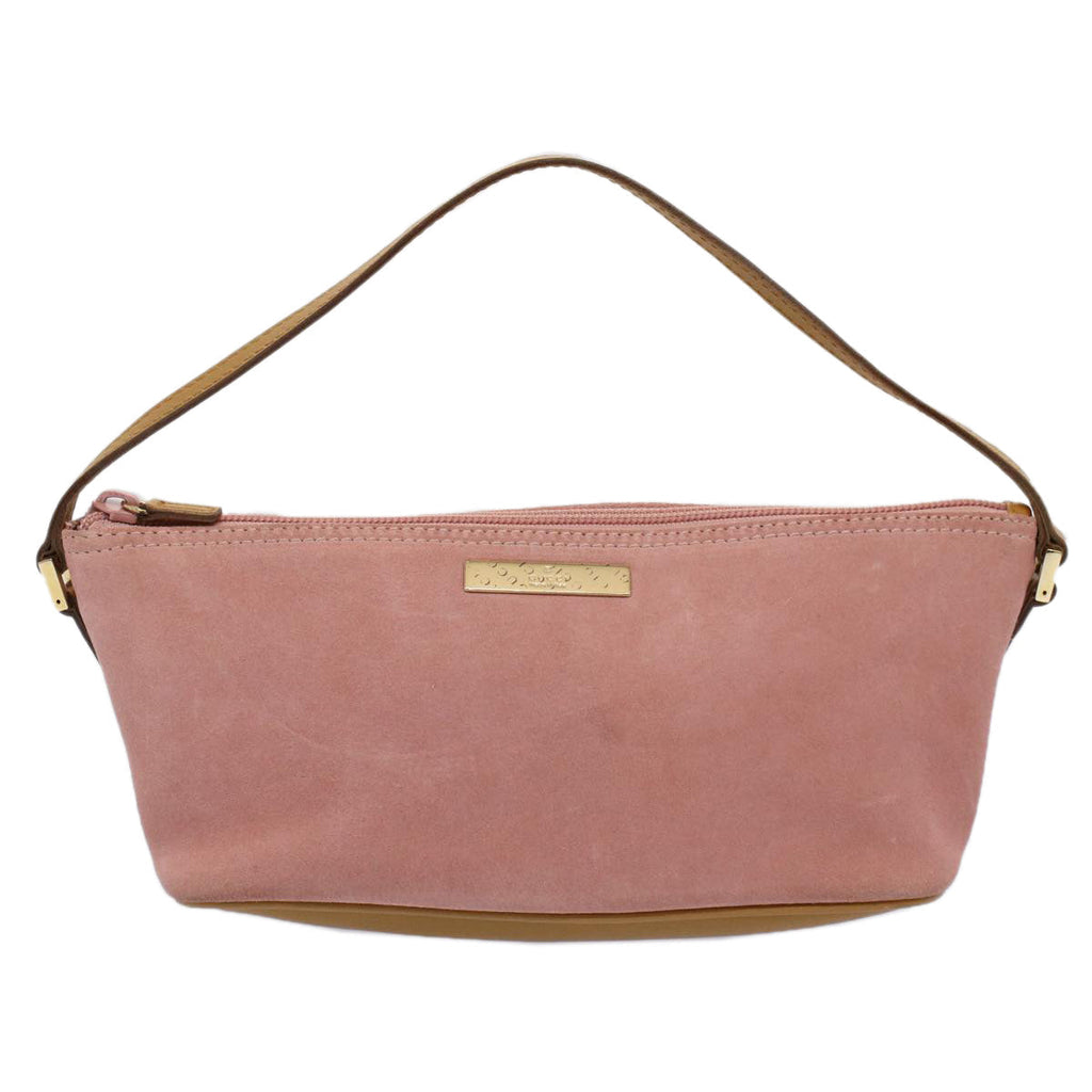 GUCCI Accessory Pouch Suede Pink 039 1103 2123 ep2415