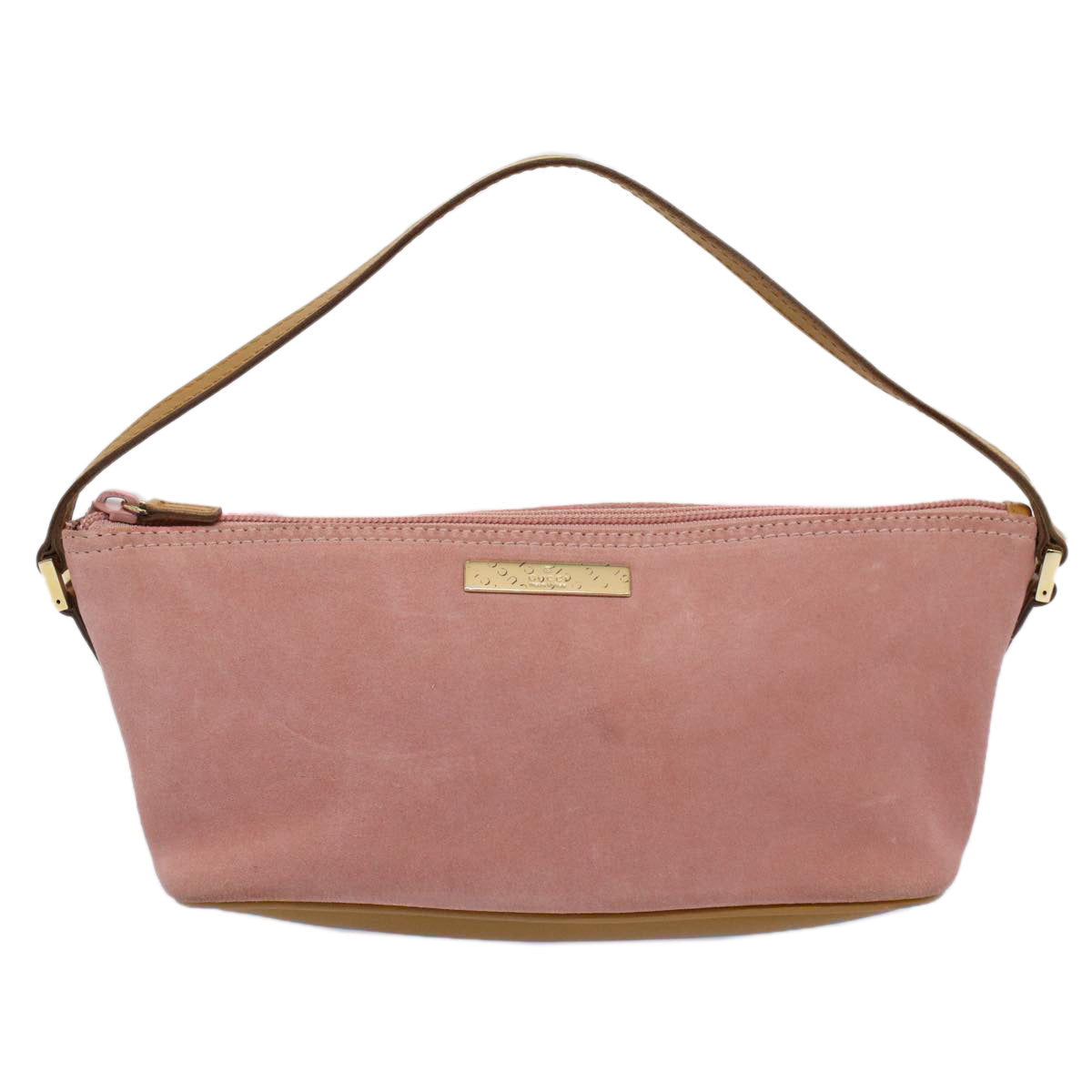 GUCCI Accessory Pouch Suede Pink 039 1103 2123 ep2415
