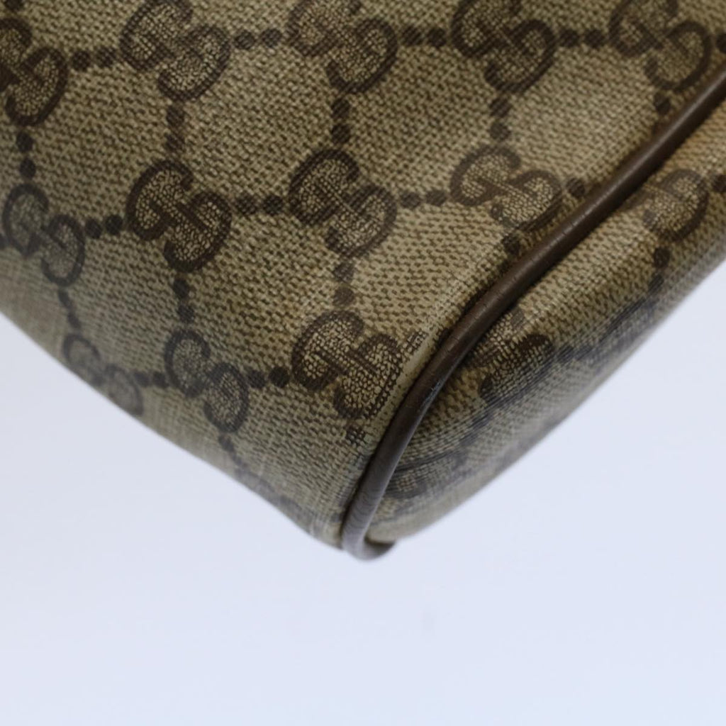 GUCCI GG Supreme Web Sherry Line Clutch Bag Beige Red 89 01 012 ep2429