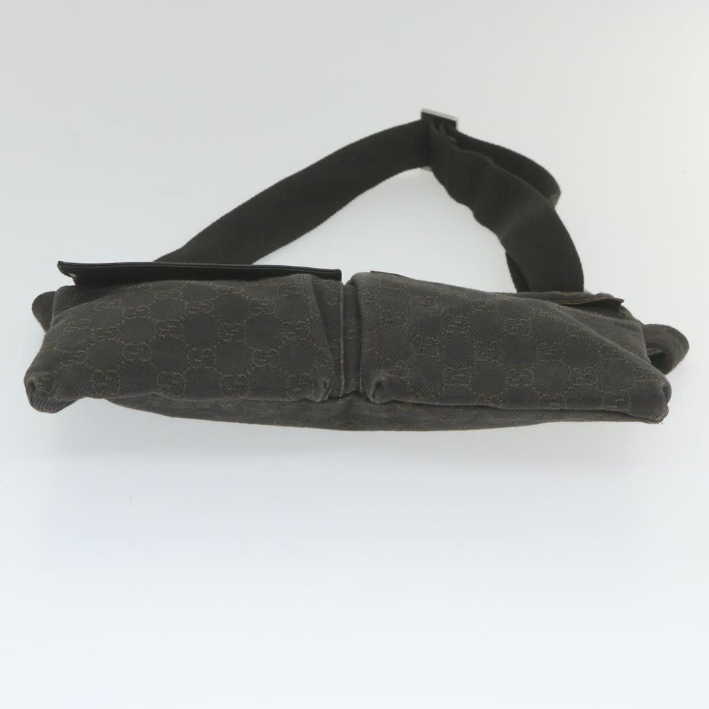 GUCCI GG Canvas Waist bag Black 28566 ep2433