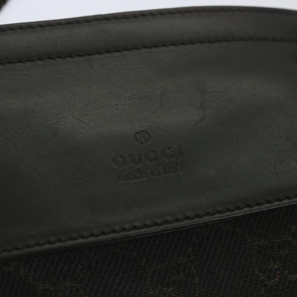 GUCCI GG Canvas Waist bag Black 28566 ep2433