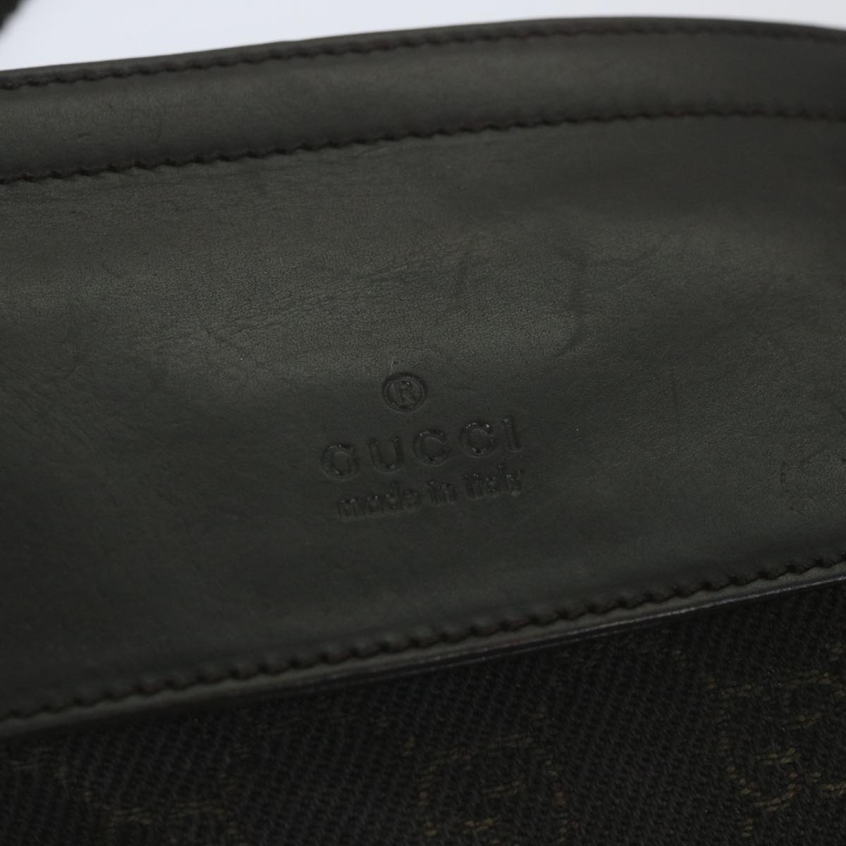 GUCCI GG Canvas Waist bag Black 28566 ep2433