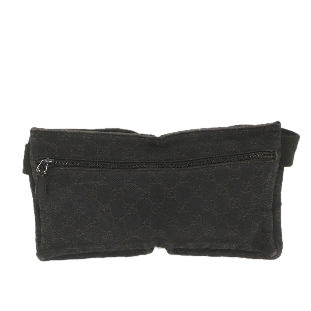 GUCCI GG Canvas Waist bag Black 28566 ep2433