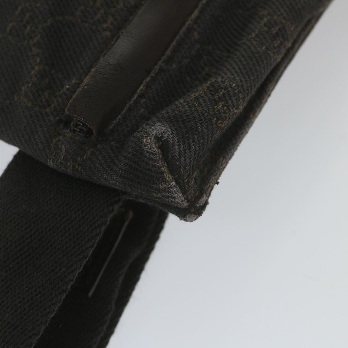 GUCCI GG Canvas Waist bag Black 28566 ep2433