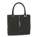 GUCCI GG Canvas Jackie Hand Bag Black 002 1065 ep2440