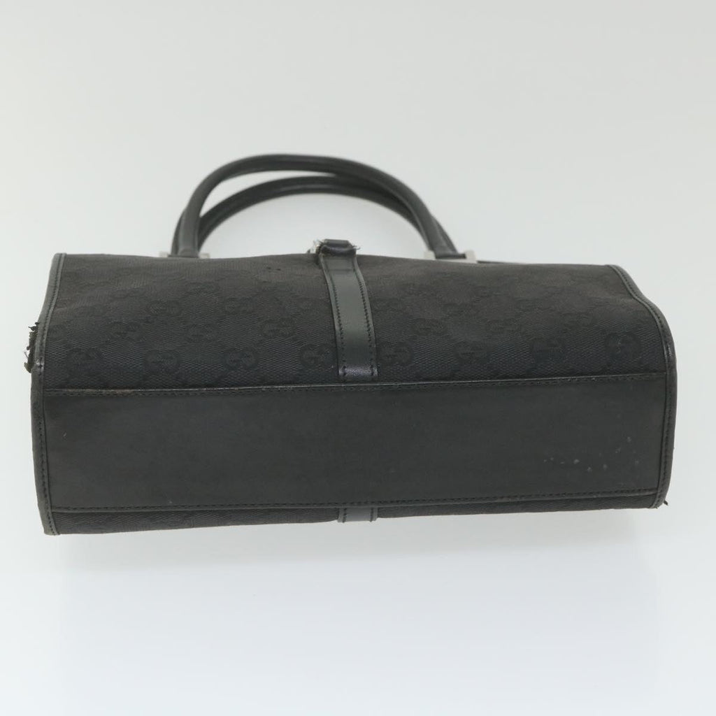 GUCCI GG Canvas Jackie Hand Bag Black 002 1065 ep2440
